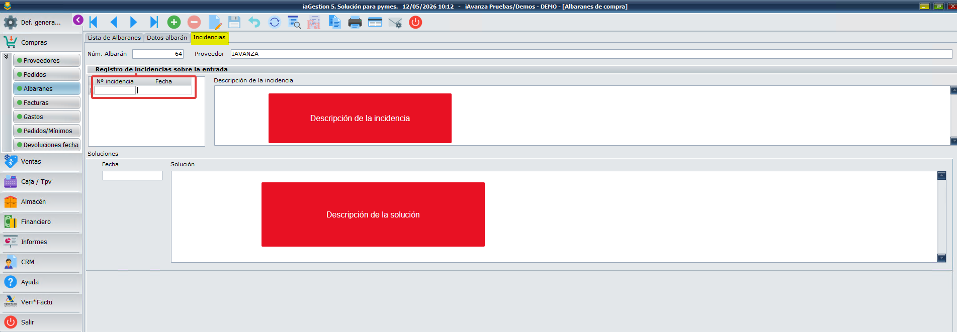Incidencia