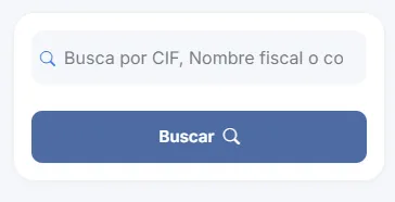 Barra busqueda de clientes por cif-nif nombre comercial y fiscal