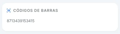 codigos de barras de articulo