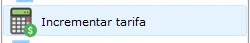 incrementar los precios de la tarifa seleccionada de forma masiva