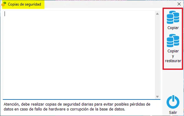 Copias de Seguridad